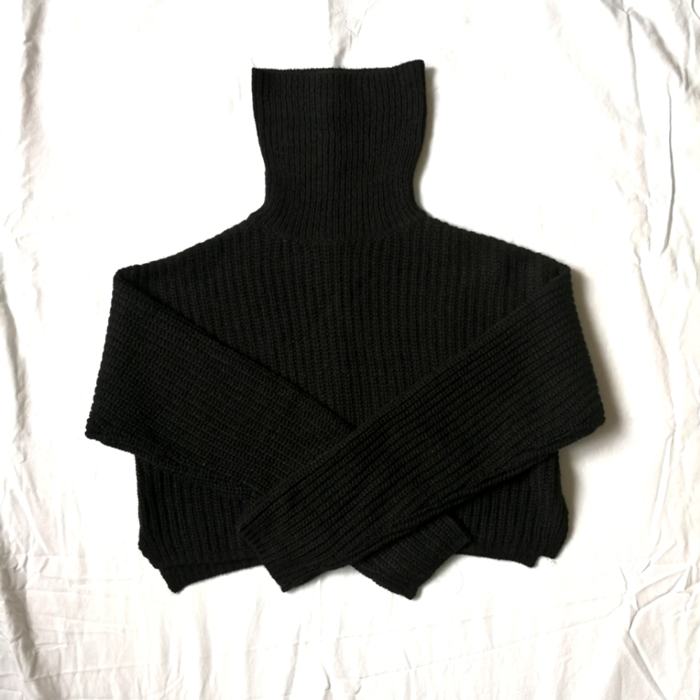 NWT MISSGUIDED PETITE roll neck crop jumper
